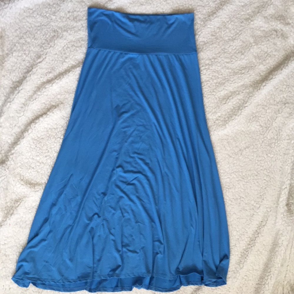 Blue Maxi skirt